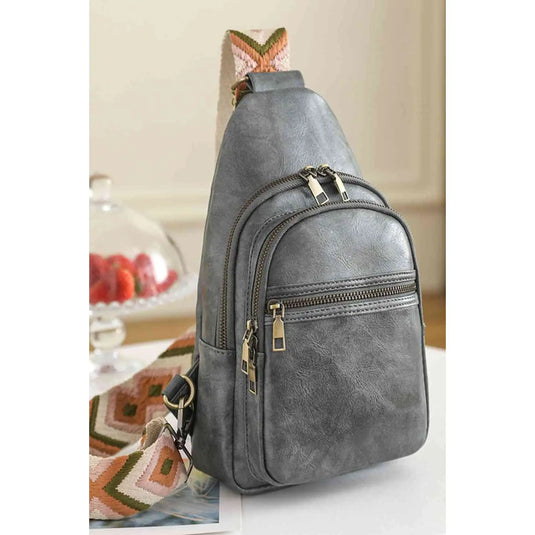 PU Leather Sling Bag crossbody - GLIDEPATHGEAR #