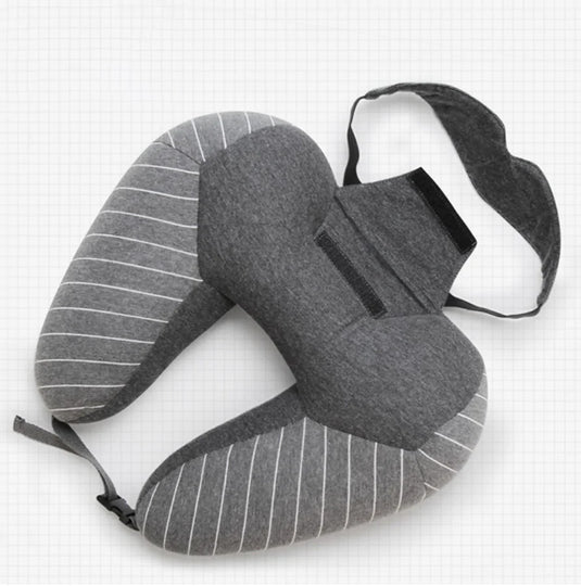 Travel Pillow With Eye Mask - GLIDEPATHGEAR #