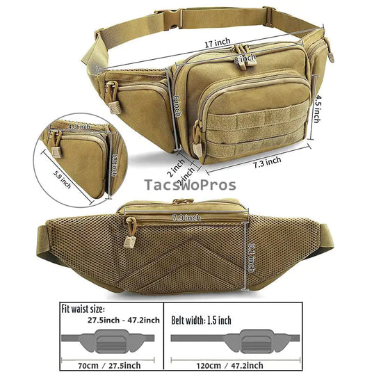 Tactical Gun Waist Bag Holster - GLIDEPATHGEAR #