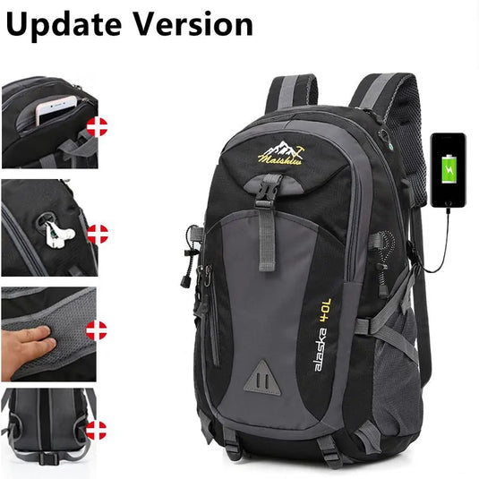 Waterproof Camping Travel Backpack - GLIDEPATHGEAR #