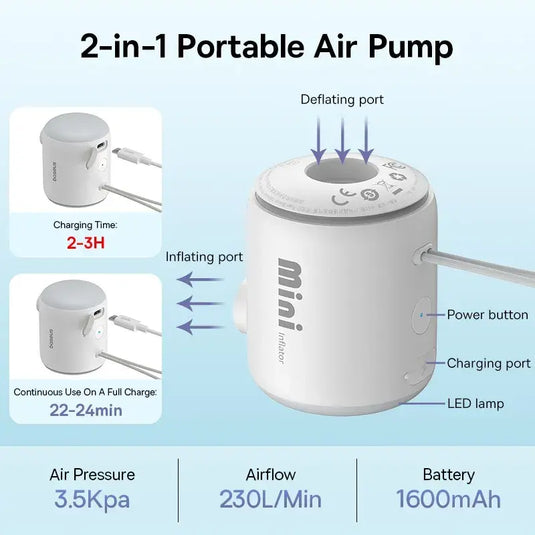 Portable Mini Electric Air Pump