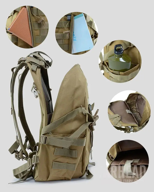 Military Backpack-Waterproof Hiking Survival Reflective Bag - GLIDEPATHGEAR #