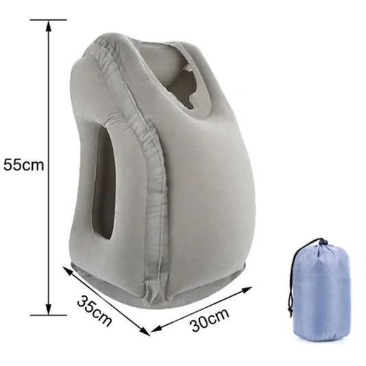 Inflatable Air Cushion Travel Pillow - GLIDEPATHGEAR #