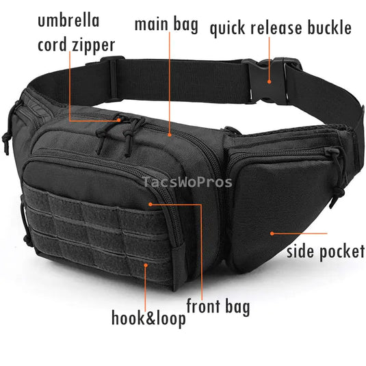 Tactical Gun Waist Bag Holster - GLIDEPATHGEAR #