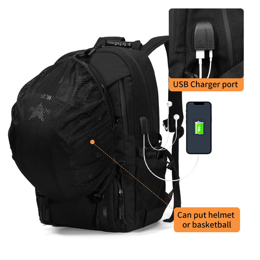 Helmet Backpack for Motorcycle - GLIDEPATHGEAR #