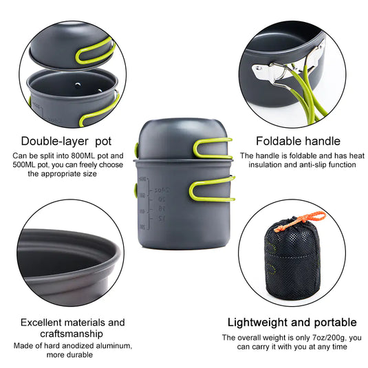 Outdoor Camping Tableware Kit - GLIDEPATHGEAR #