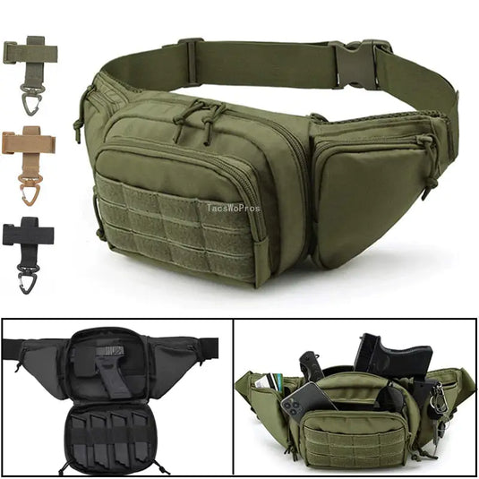 Tactical Gun Waist Bag Holster - GLIDEPATHGEAR #