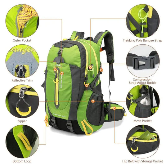 Waterproof Climbing Backpack - GLIDEPATHGEAR #