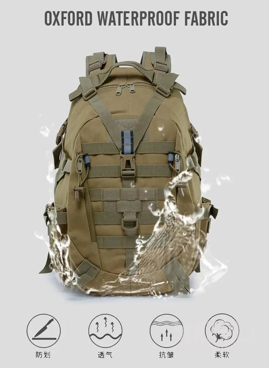 Military Backpack-Waterproof Hiking Survival Reflective Bag - GLIDEPATHGEAR #