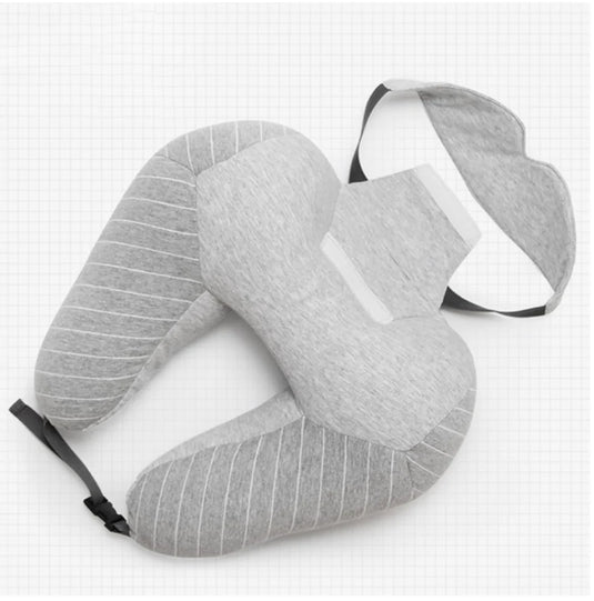 Travel Pillow With Eye Mask - GLIDEPATHGEAR #