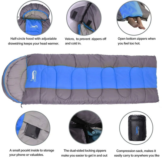 Camping Sleeping Bag - GLIDEPATHGEAR #