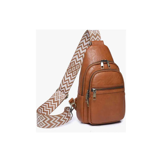 PU Leather Sling Bag crossbody - GLIDEPATHGEAR #