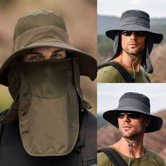 Removable Outdoor Visor Bucket Hat - GLIDEPATHGEAR #